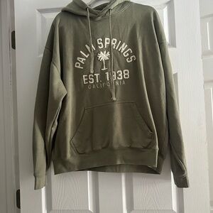 Palm Springs Olive Green Hoodie